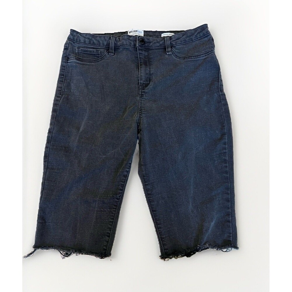 Women's William Rast Distressed  Sculpted Denim Jeans Shorts Size 31 Jorts